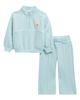 miles miles Aqua Track Half Zip Pullover & Sweatpants - 1