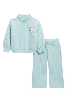 miles miles Aqua Track Half Zip Pullover & Sweatpants