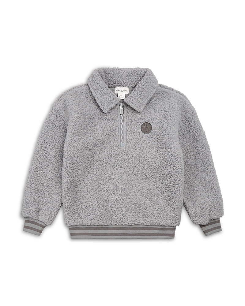 Miles The Label Miles The Label Boys' Sherpa Half Zip Sweatshirt