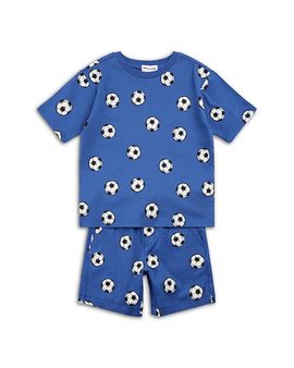Miles The Label Miles The Label Boys' Soccer Print Tee & Shorts Set