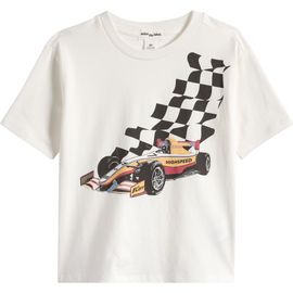 MILES THE LABEL MILES THE LABEL Kids' Grand Prix Organic Cotton Graphic T-Shirt