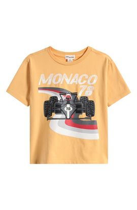 MILES THE LABEL MILES THE LABEL Kids' Monaco 78 Cotton Graphic T-Shirt