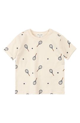 MILES THE LABEL MILES THE LABEL Kids' Racket Print Organic Cotton T-Shirt