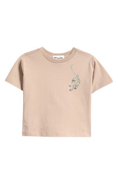 MILES THE LABEL MILES THE LABEL Leopard Organic Cotton Graphic T-Shirt