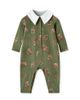 Milkbarn Milkbarn Cotton Stretch Collar Long Sleeve Jumpsuit - 1