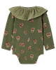 Milkbarn Milkbarn Cotton Stretch Removable Collar Long Sleeve One Piece - 2
