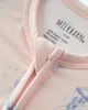 Milkbarn Milkbarn Cotton Stretch Zipper Footed Romper - 3