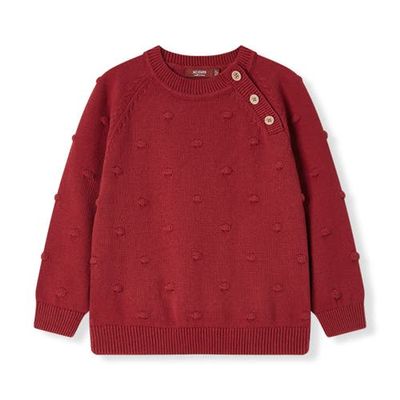 Milkbarn Milkbarn Knit Popcorn Sweater