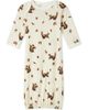 Milkbarn Milkbarn Luxe Stretch Newborn Gown and Hat Set - 1