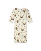 Milkbarn Milkbarn Luxe Stretch Newborn Gown and Hat Set - 2