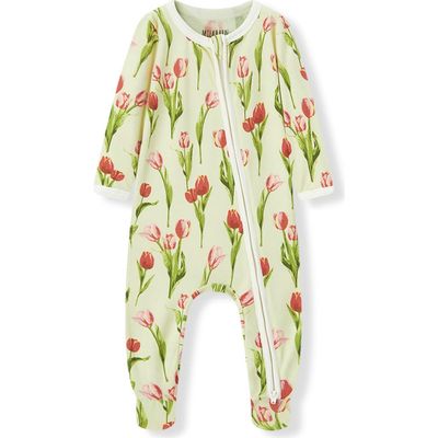Milkbarn Milkbarn Luxe Stretch Zipper Footed Romper