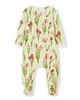 Milkbarn Milkbarn Luxe Stretch Zipper Footed Romper - 2