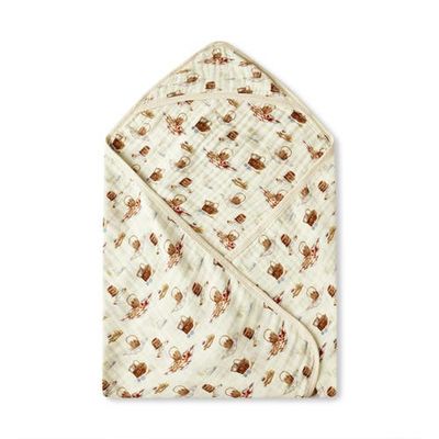 Milkbarn Milkbarn Organic Cotton Hooded Swaddle