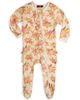 Milkbarn Milkbarn Organic Cotton Ruffle Zipper Footed Romper - 1
