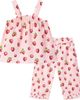 Milkbarn Milkbarn Ruffle Tank and Pant Set - 1