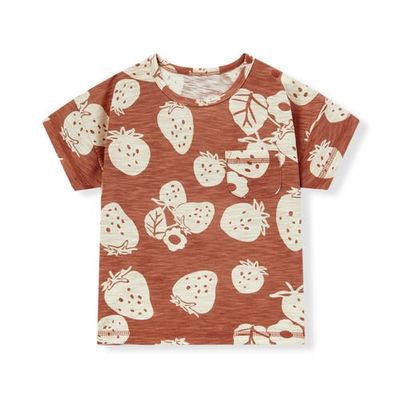 Milkbarn Milkbarn Slub Cotton Pocket Tee