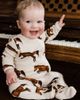 Milkbarn Milkbarn Zipper Footed Romper - 5