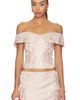Milkwhite Milkwhite Brocade Corset Top - 1