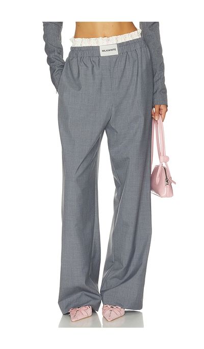 Milkwhite Milkwhite Double Waistband Floral Pant