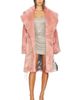 Milkwhite Milkwhite Faux Fur Coat With Faux Pearls - 1