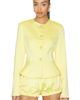 Milkwhite Milkwhite Satin Button Up Blazer - 1