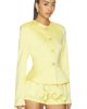 Milkwhite Milkwhite Satin Button Up Blazer - 2