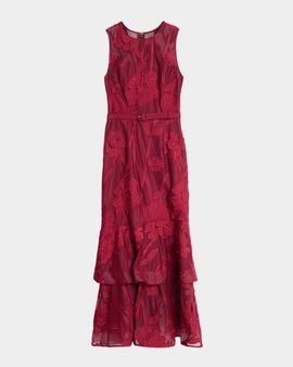 Milly Anna Grand Fleur Sleeveless Evening Dress