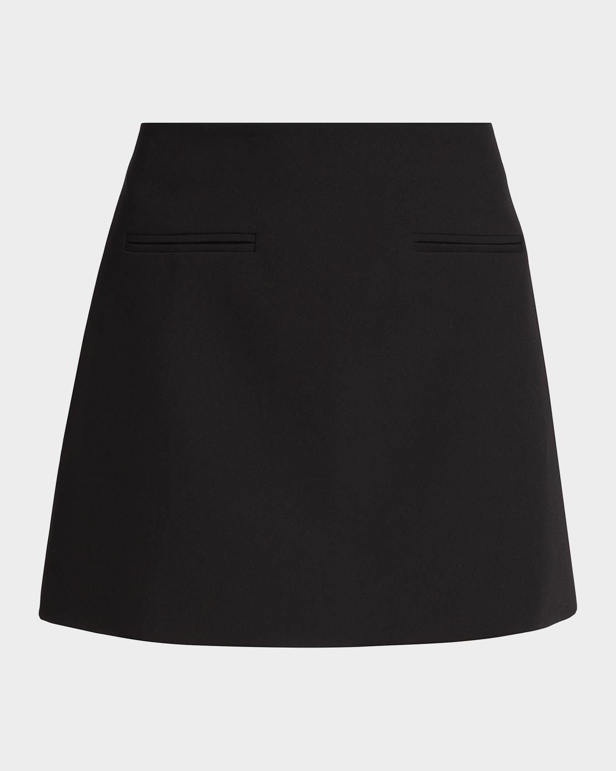 Milly Cady Solid Mini Skirt