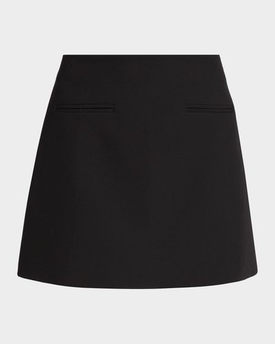 Milly Cady Solid Mini Skirt