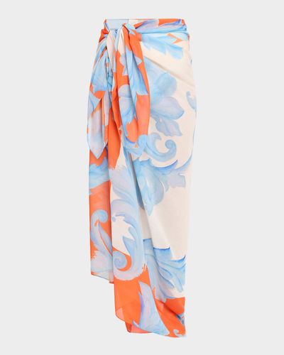 Milly Canopee Printed Sarong Coverup