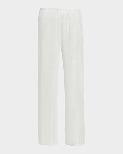 Milly Celina Pinstriped Sheer Cover-Up Pants
