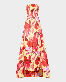 Milly Dorothy Printed Taffeta Dress
