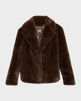 Milly Harlow Faux Mink Coat