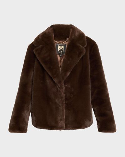 Milly Harlow Faux Mink Coat