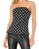 Milly Milly Aiden Polka Dot Strapless Top - 1