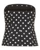 Milly Milly Aiden Polka Dot Strapless Top - 4