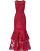 Milly Milly Anna Grand Fleur Embroidered Gown - 1