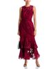 Milly Milly Anna Grand Fleur Embroidered Tiered Dress - 2