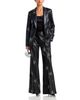 Milly Milly Avery Faux Leather Beaded Blazer - 2