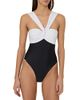 Milly Milly Betsy Color Block One Piece Swimsuit - 1