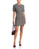Milly Milly Dakota Tweed Fringe Mini Dress - 2