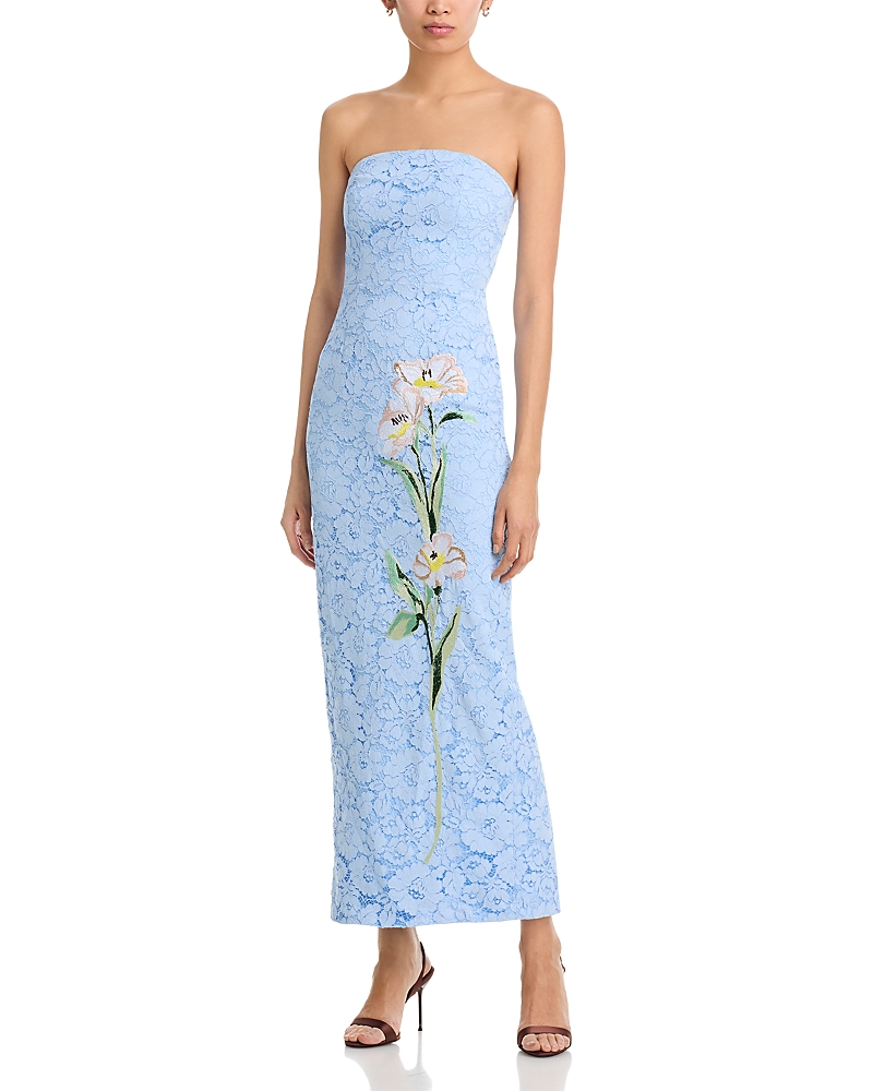 milly knit bustier dress Maxi dress
