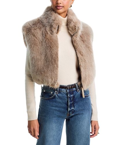 Milly Milly Elinor Faux Fur Vest