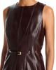 Milly Milly Elsie Faux Leather Sleeveless Midi Dress - 3