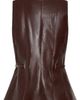 Milly Milly Gwen Faux Leather Belted Top - 2
