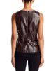 Milly Milly Gwen Faux Leather Top - 3