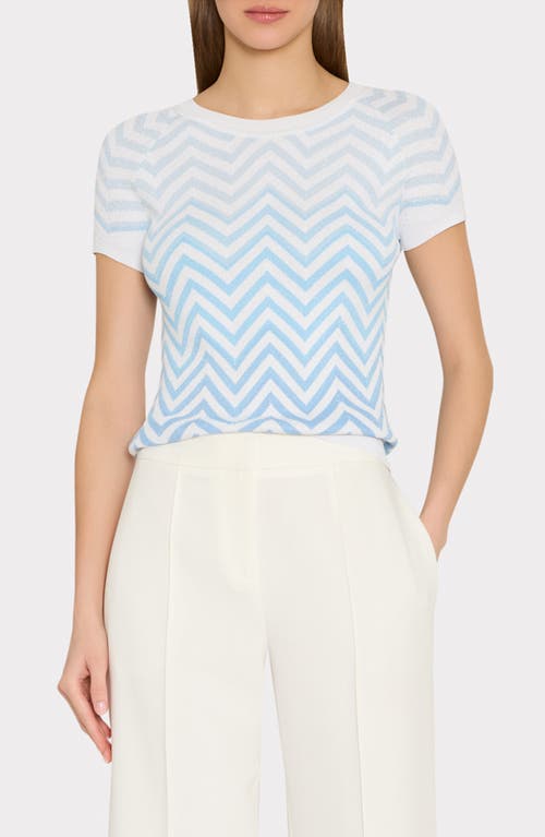 Milly Milly Kaira Metallic Stripe Sweater