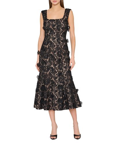 Milly Milly Spencer Lace Midi Dress