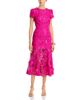 Milly Milly Tahlia Cady Lace Short Sleeve Midi Dress - 1
