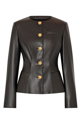 Milly Milly Wells Faux Leather Jacket
